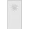 Ekena Millwork Standard Foster Spiral Plinth Block With Rounded Edge, 5"W x 10"H x 3/4"P PBP050X100X075FOS14 - alternate 3